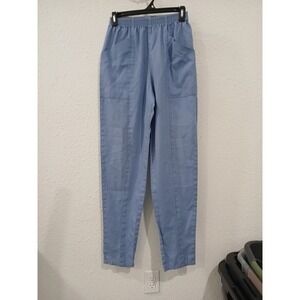 Textiles Plus Scrubs Women's Size Small Blue Pre-owned Nursing Scrub Bottoms